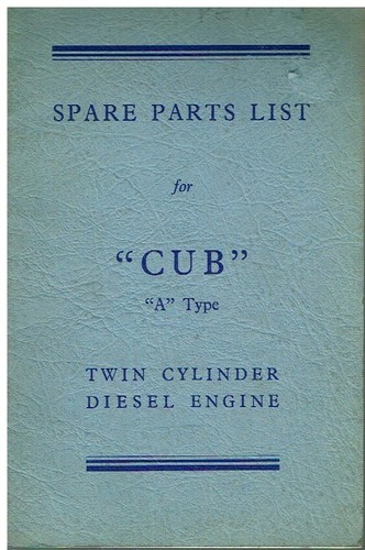 Petter cub type cyl diesel - type,