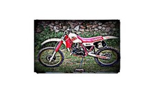 1985 yz125 Bike Motorcycle A4 Retro Metal Sign Aluminium