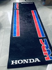 Mat antislip For Honda Racing HRC Bike Garage Floor Pit Mats Workshop Carpet 