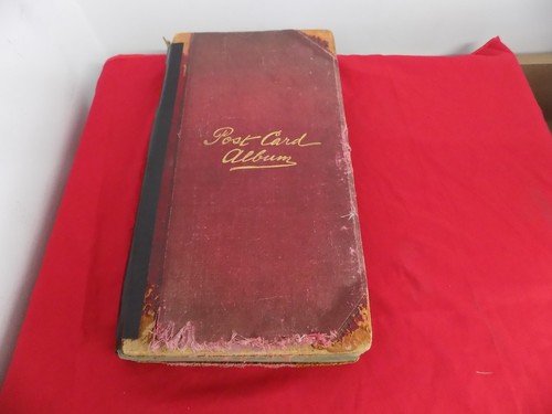 Vintage postcard album with - vintage,
