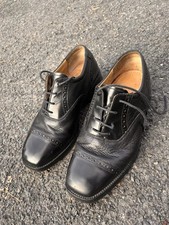Barker Black Leather Oxford