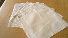 4  VINTAGE  EMBROIDERED  IRISH