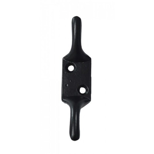 Black powder coated cast iron - cast,