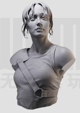 Unassembled Unpainted  1/10 Resin Figure Bust Girl Fantasy MODEL  KITS