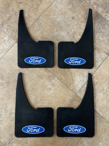 Damaged ford logo mudflaps - ford, set