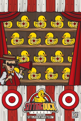 Duck shooting gallery - shooting, 12x18