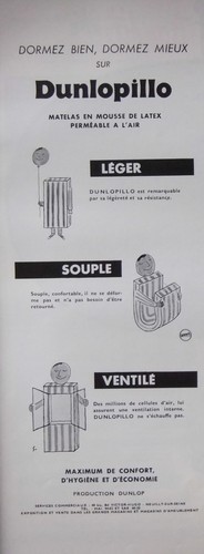 Advertisement 1959 dunlopillo - advertisement,