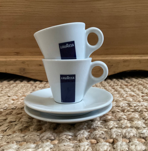 Lavazza white blue ribbon - 2x,