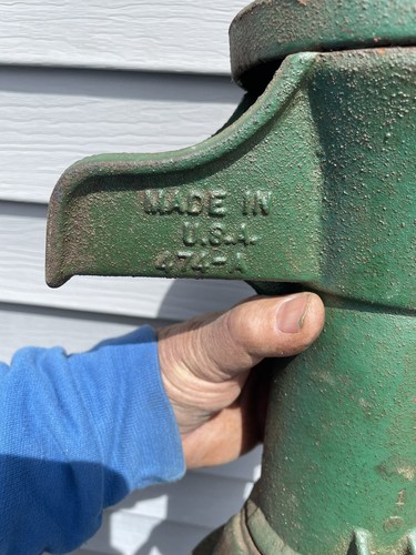 Antique columbiana water pump - antique,