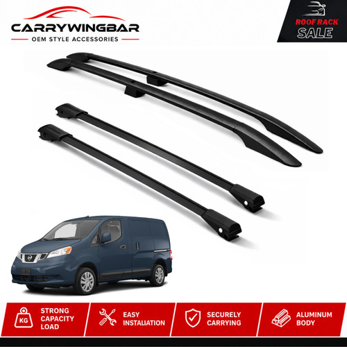 Roof side rails and cross - rails, bars
