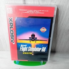 MICROSOFT FLIGHT SIMULATOR 98 PC CD ROM GAME - RARE RETRO GAMING ARCADE