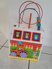 Melissa & Doug First Play Slide, Sort And Roll Wooden Activity Barn. | 767 Learn