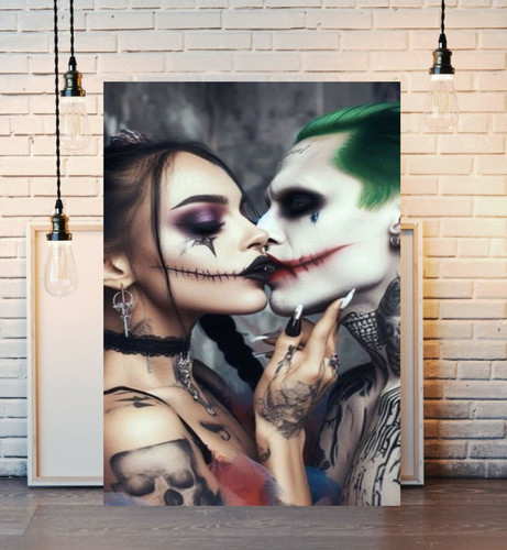 Harley quinn the joker - &,