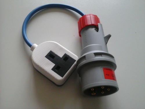 16amp phase plug to - (5-pin),