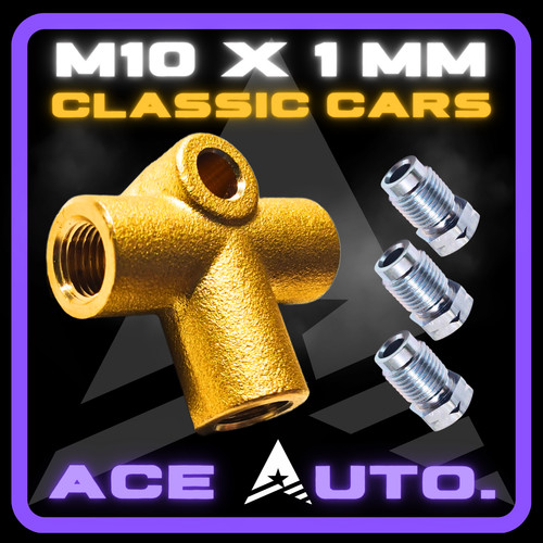 Classic car m10 brass way - classic, 3-way