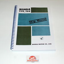Honda Factory Workshop Shop Manual C72 C77 CB72 CB77 1960s Reproduction. HWM001