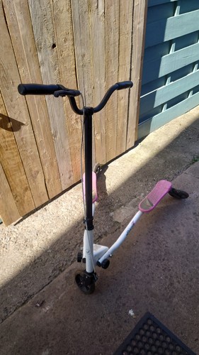 White and pink - white, scooter