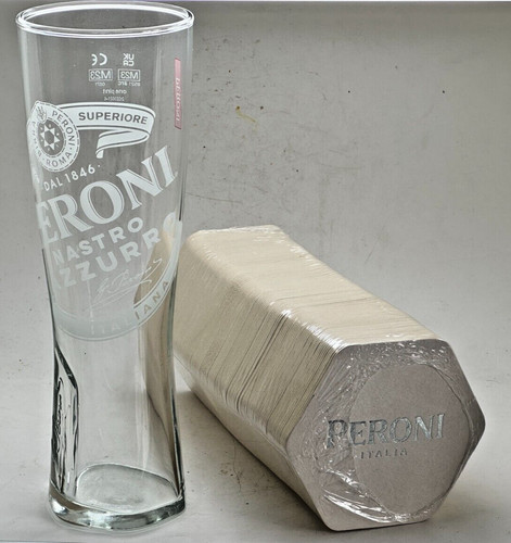 Peroni lager pint glass pack - lager,