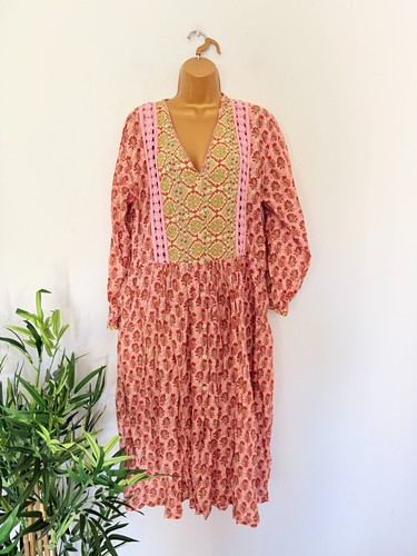 Zara dress womens boho midi - m,