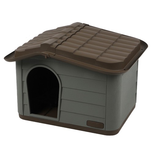 Plastic dog kennel - kennel, pet