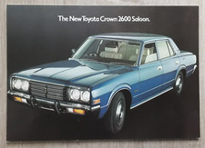 Toyota Crown 2600 Saloon Brochure 1975