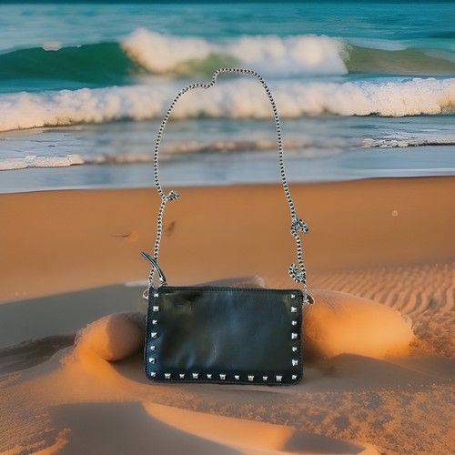 Zara studded leather - f,