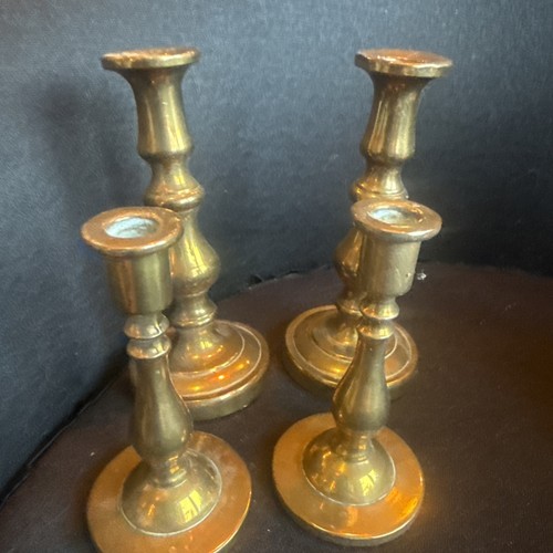 Vintage brass candlesticks - vintage,