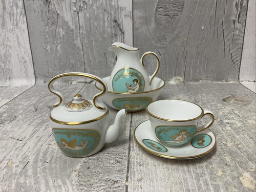 Spode miniature tea set - tea, jug