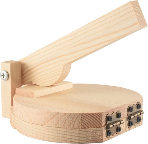 Hausdec wood tortilla press - wood,
