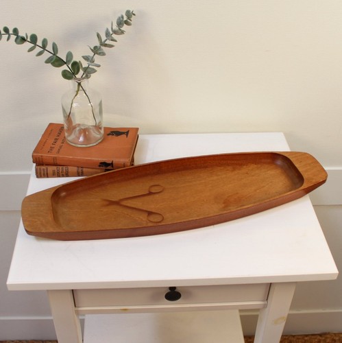 Vintage 1960 teak - teak, surfboard