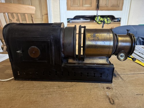 Antique magic lantern slide - antique,