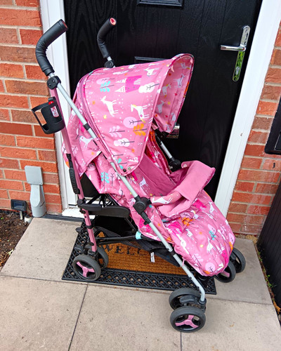 Cosatto pink unicorn buggy - pink,