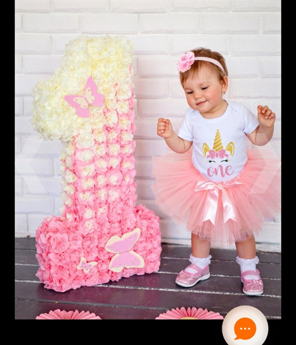 Unicorn 1st birthday outfit - unicorn,
