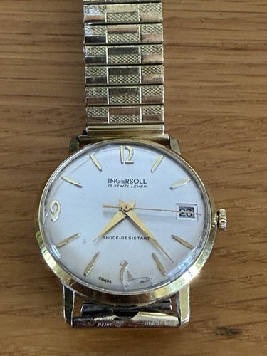 Vintage gold plated mens - gold,
