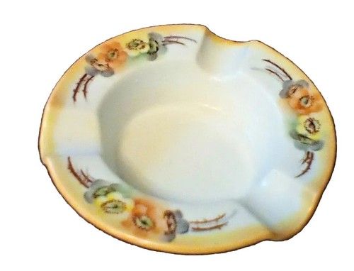 Vintage porcelain ashtray - vintage,