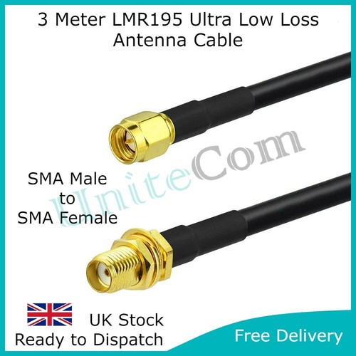 Ultra low loss sma - low, male