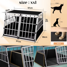 Dog Car Boot Crate Aluminium