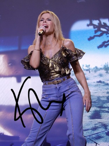 Kylie minogue signed autograph - kylie,