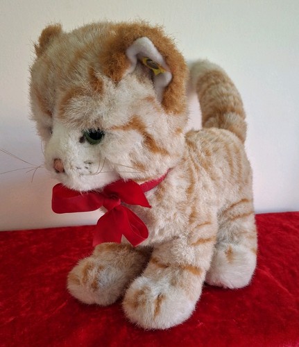 Steiff ginger cat tall - steiff,