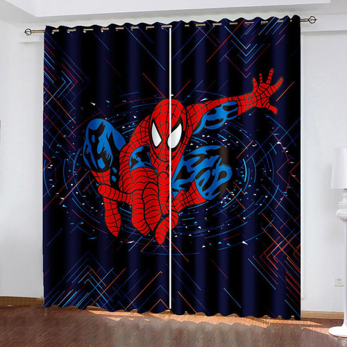 Spiderman decor curtains - spiderman,