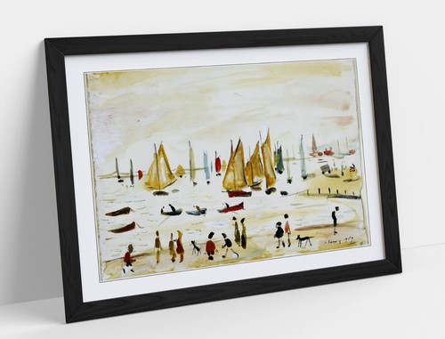 Lowry yachts framed wall - framed,