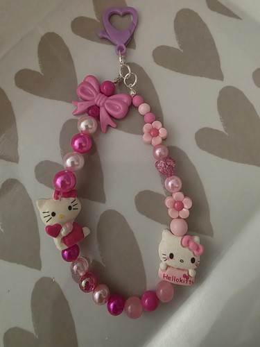 Hello kitty bagcharm keychain - hello,