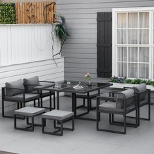 9PC Garden Dining Cube Set