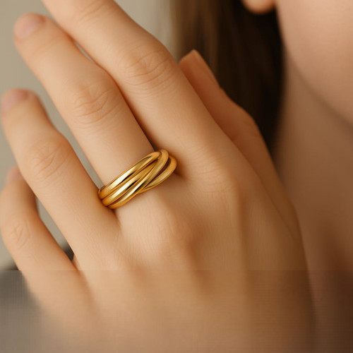 9ct gold russian - wedding, ring