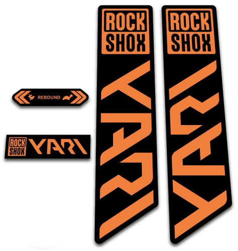 Rockshox yari fork stickers - rockshox,