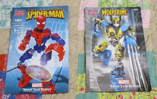 Pair mega bloks super - of, tech