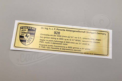 Sticker setting ignition