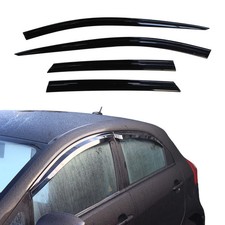 Auto Clover Wind Deflectors Set for Kia Rio 2012 - 2016 (4 pieces)