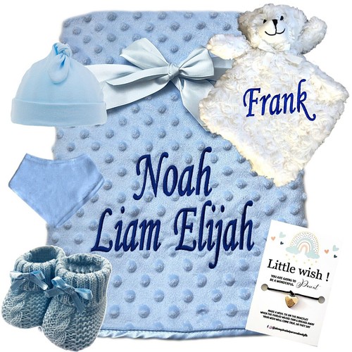 Personalised baby blanket - baby,