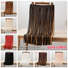 Long Faux Leather Tassel